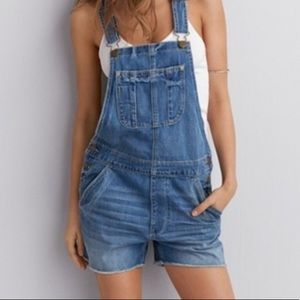 American Eagle Denim Overall Short